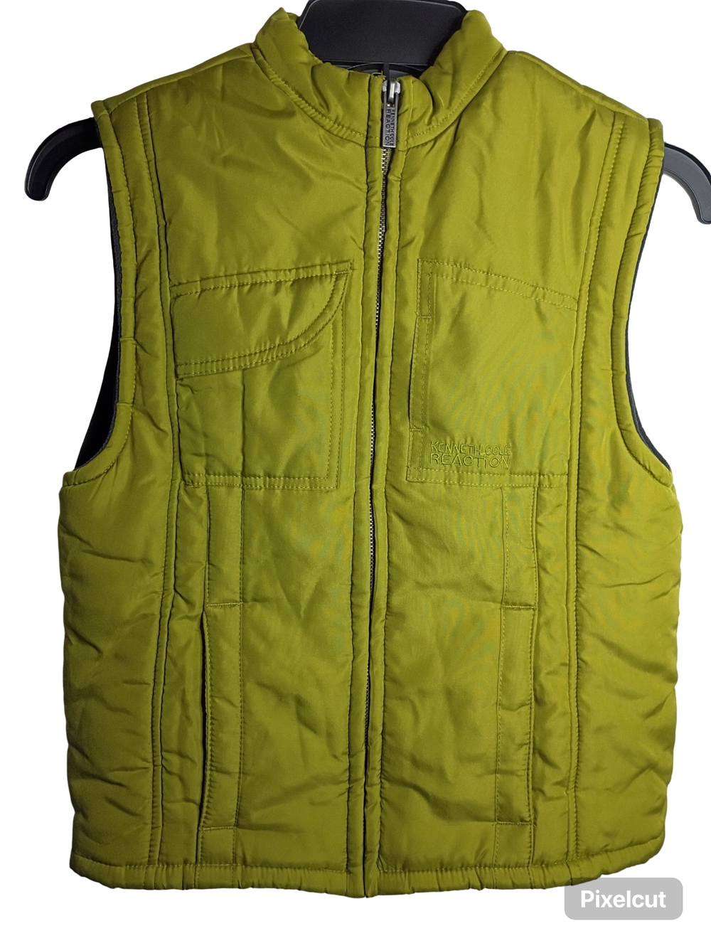 Kenneth Cole Reaction Neon Lime Accent Fleece